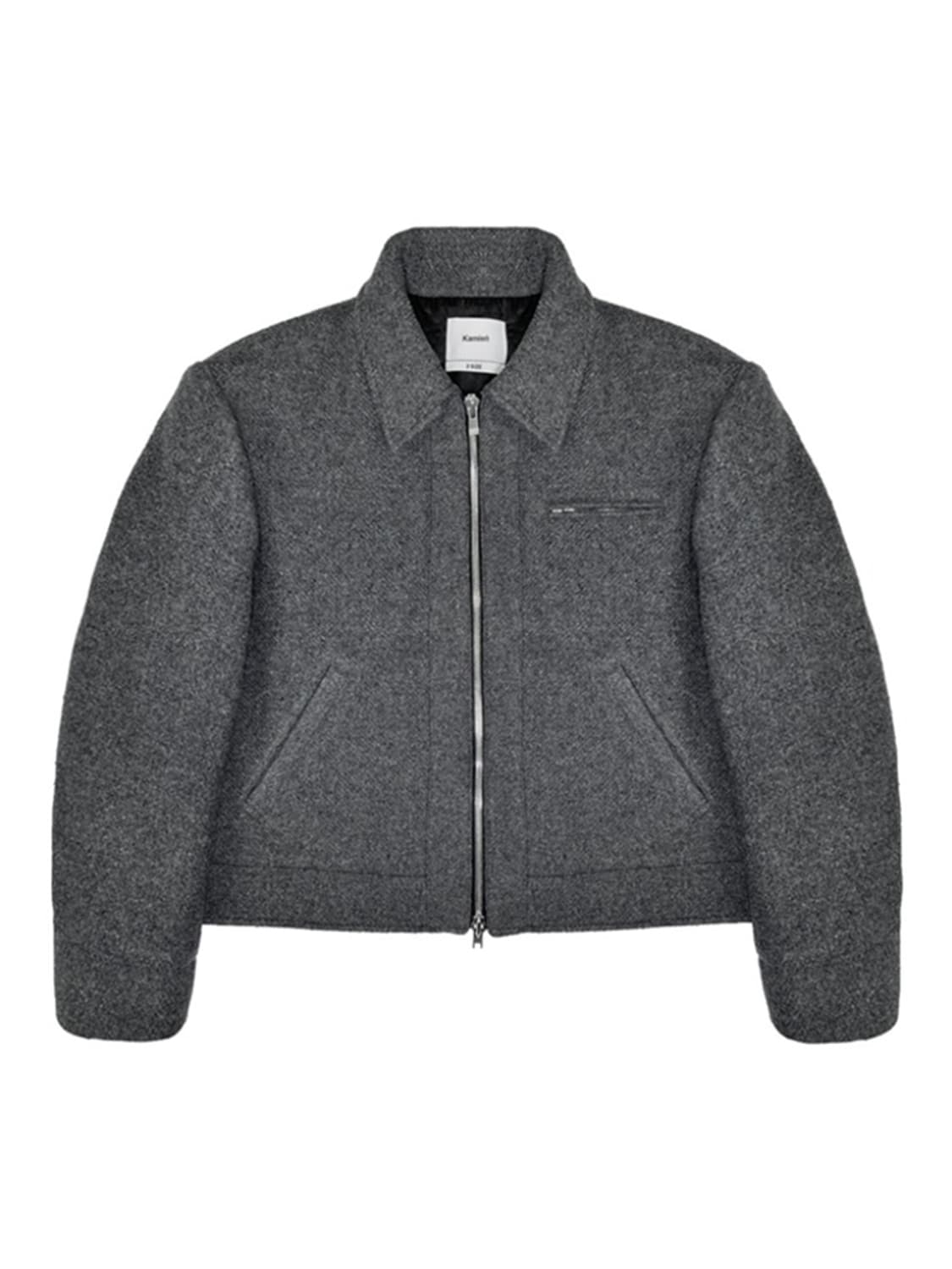 (3) 카미엔 그리드 울 자켓 상품이미지1