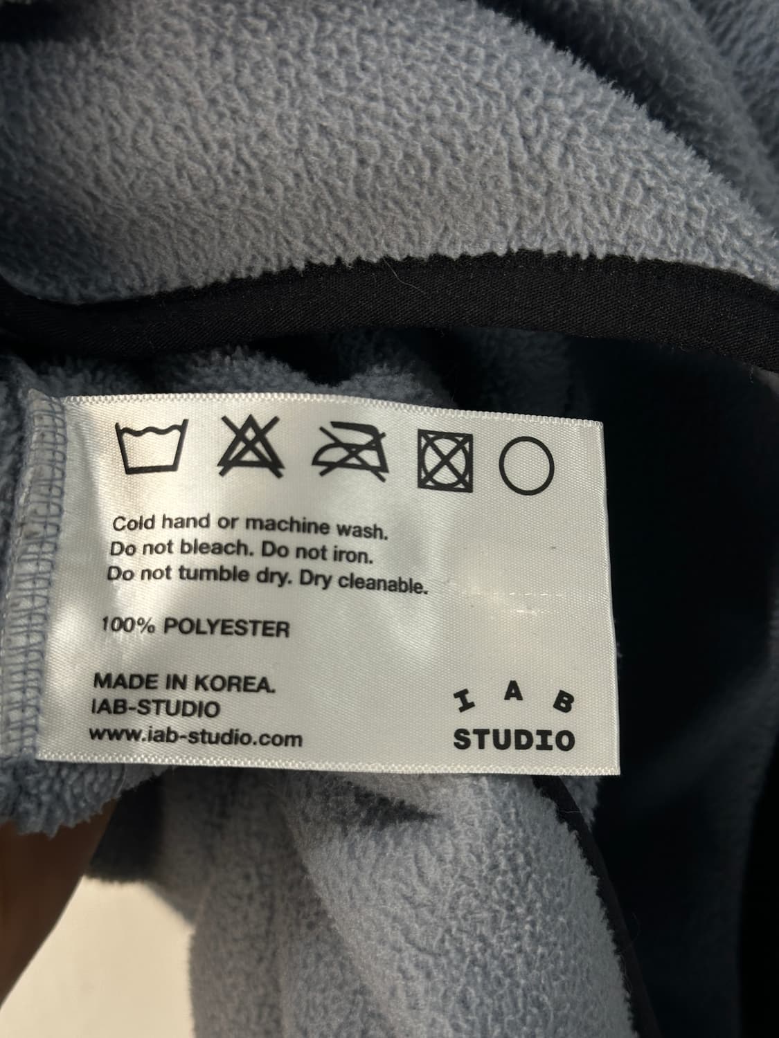 IAB STUDIO 플리스 후드 L 상품이미지6