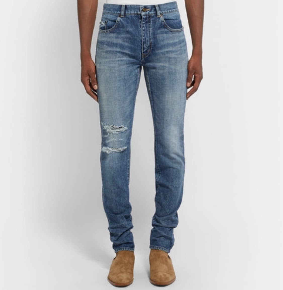 생로랑 무릎 디스 데님진 상품이미지10