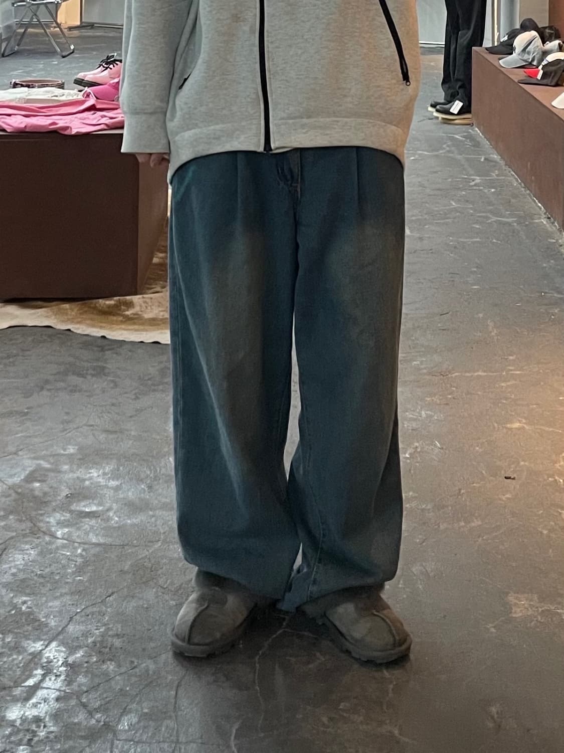 디미트리 블랙 워싱 데님 팬츠 H1952 상품이미지1