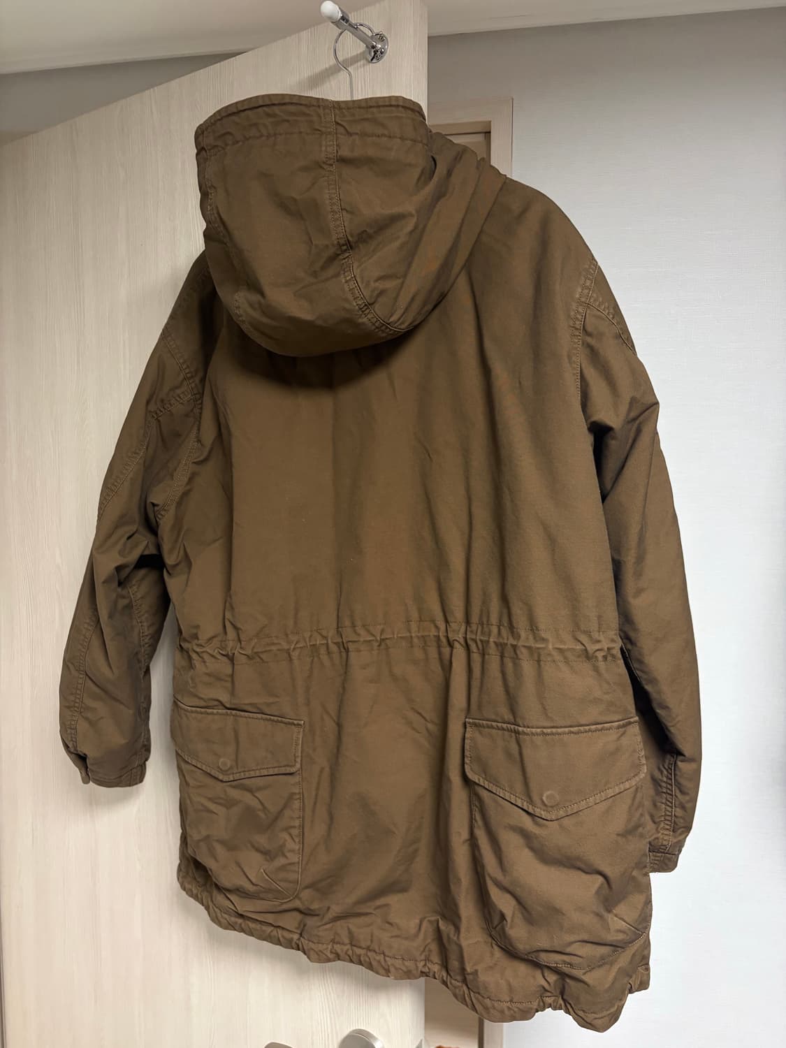 (마지막 가격) 유니클로 엔지니어드가먼츠 유틸리티 파카 브라운 XL 상품이미지2