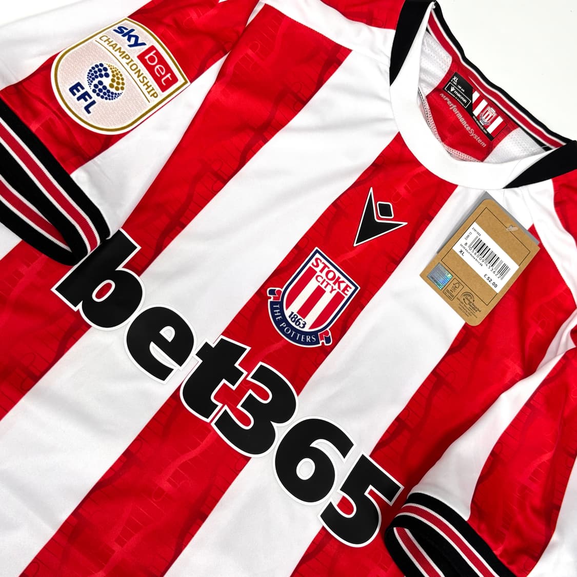 새상품 마크론 24 25 스토크 시티 홈 배준호 유니폼 상품이미지3