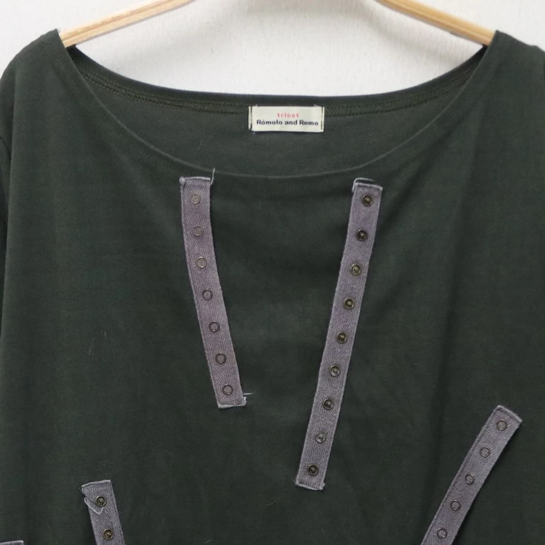 TRICOT ROMOLO  Y2K 언발 티셔츠 63185 상품이미지3