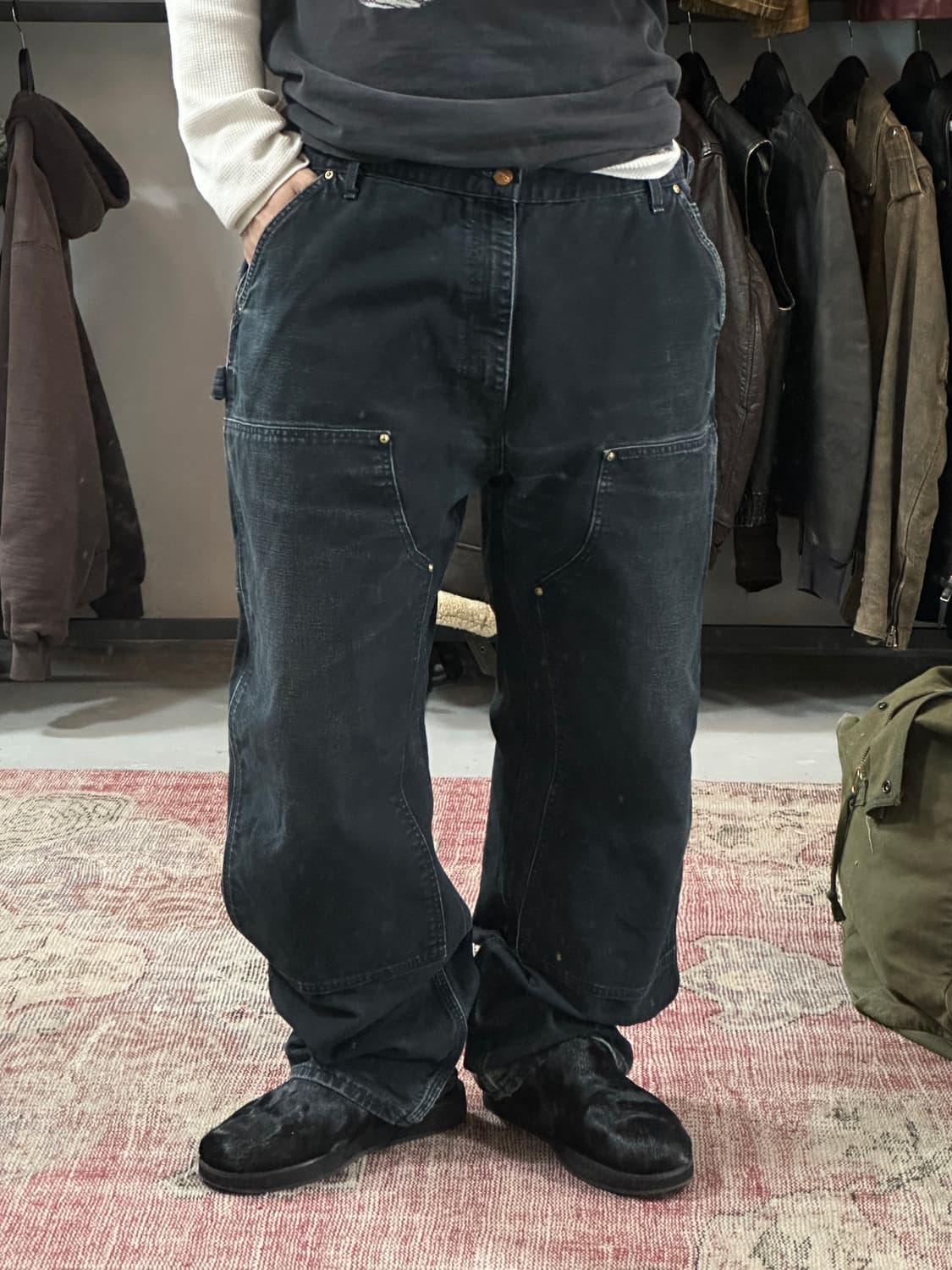 OG USA Made 칼하트 B01 더블니 팬츠 칼하트 썩블니 상품이미지10