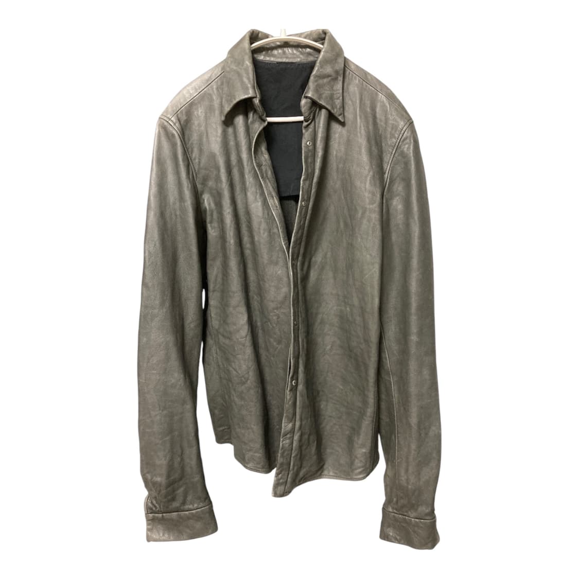 Carpe diem washable leather shirt 상품이미지1
