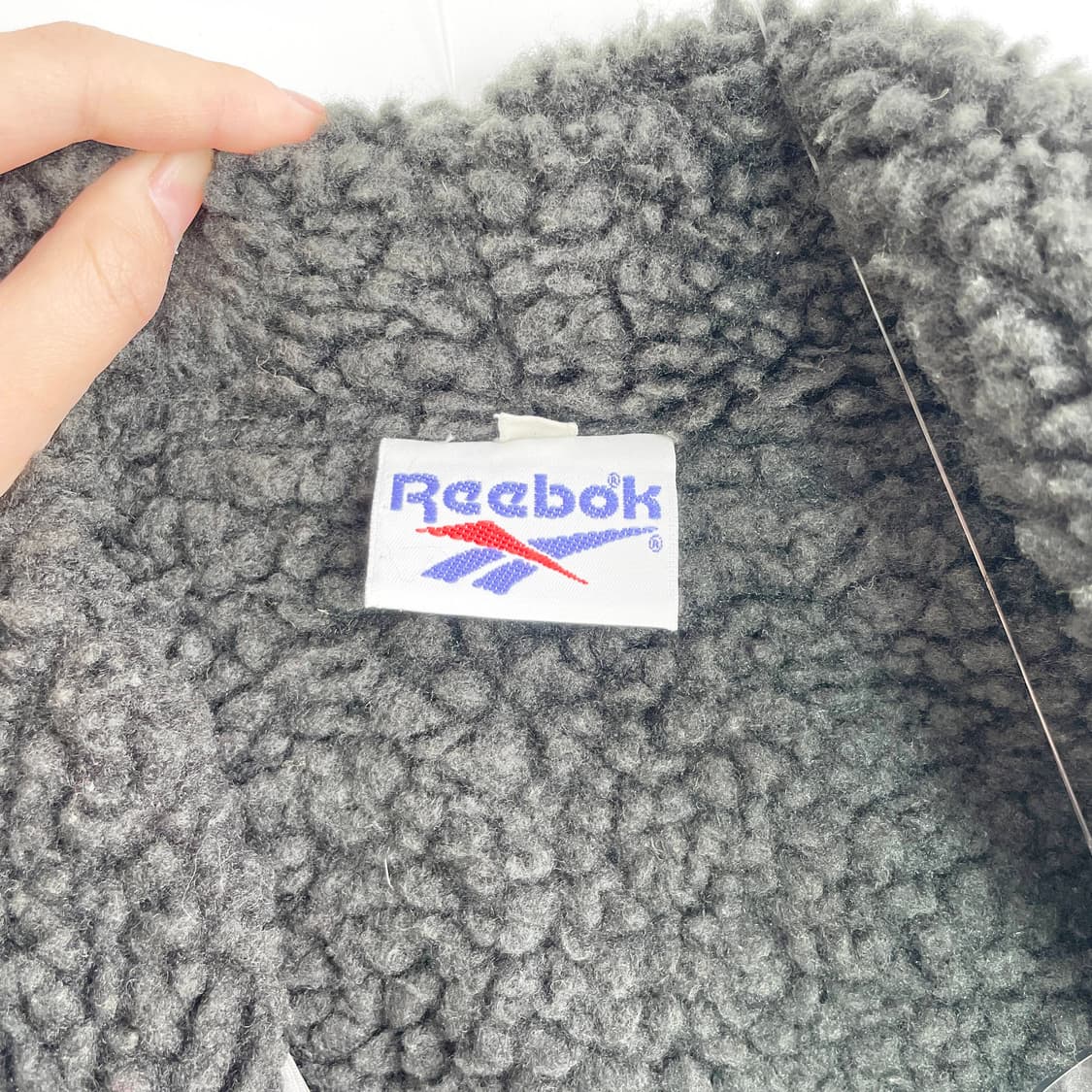 C2 리복 빅로고 유광 실버 롱 돕바 롱자켓 L사이즈 상품이미지6