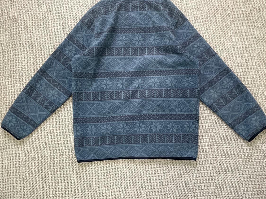 Logos 빈티지 노르딕패턴 플리스 집업 J04156 상품이미지6