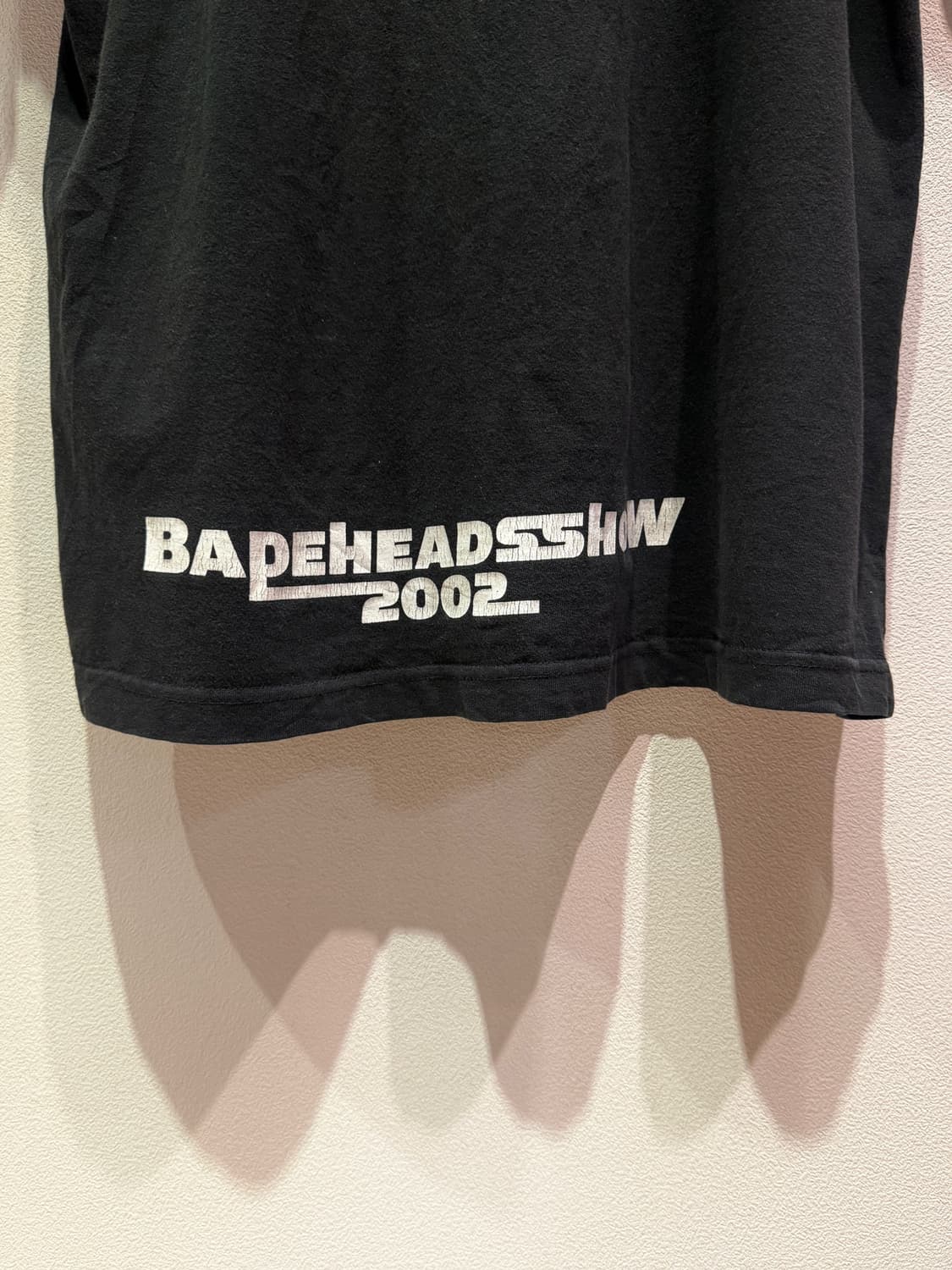 Vintage 2002 BAPE HEADS SHOW Tee 상품이미지6