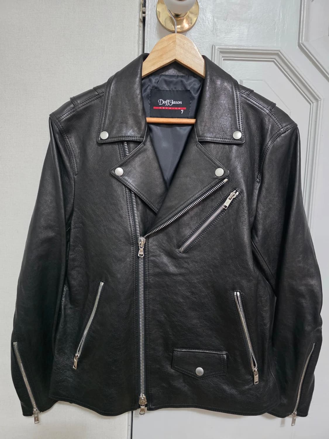 도프제이슨 프리미엄 램스킨 베지터블 라이더 자켓 M 상품이미지1