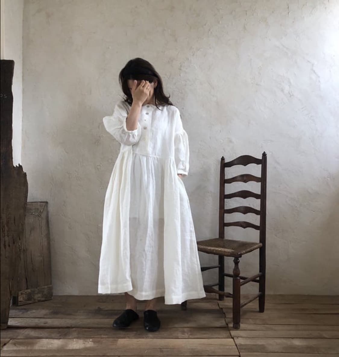 🏷️anemos 아네모스 린넨100 puff dress 상품이미지3