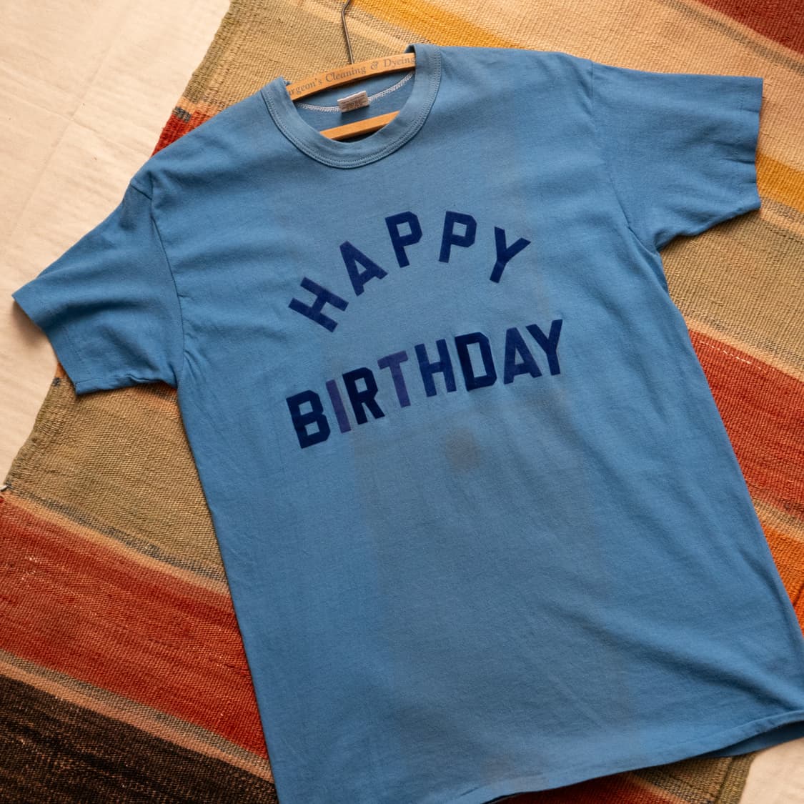 70s RUSSELL ’HAPPY BIRTHDAY’ T shirt(95) 상품이미지2