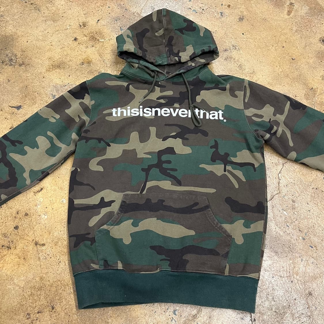 [정품/S] 디스이즈네버댓 카모 후드티 b10 상품이미지3