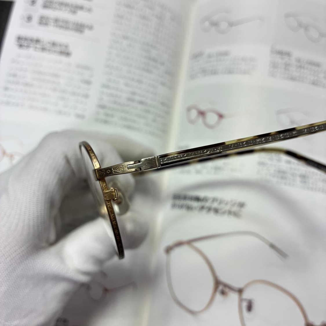 MATSUDA 마츠다 원형 골드 티타늄 일본 안경 상품이미지5