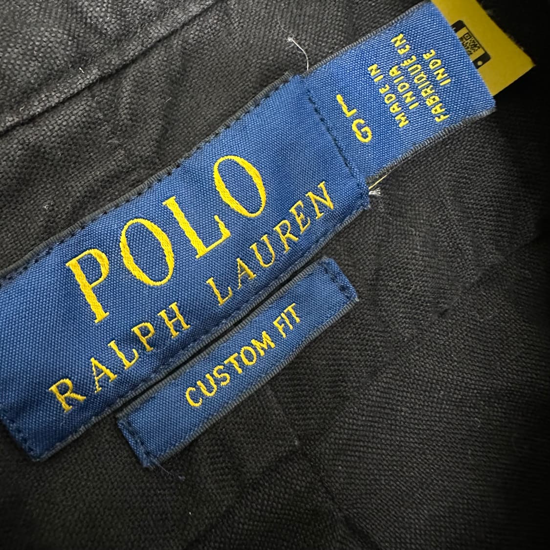 POLO 폴로 랄프로렌 신상 블랙 셔츠 남방 L 상품이미지3