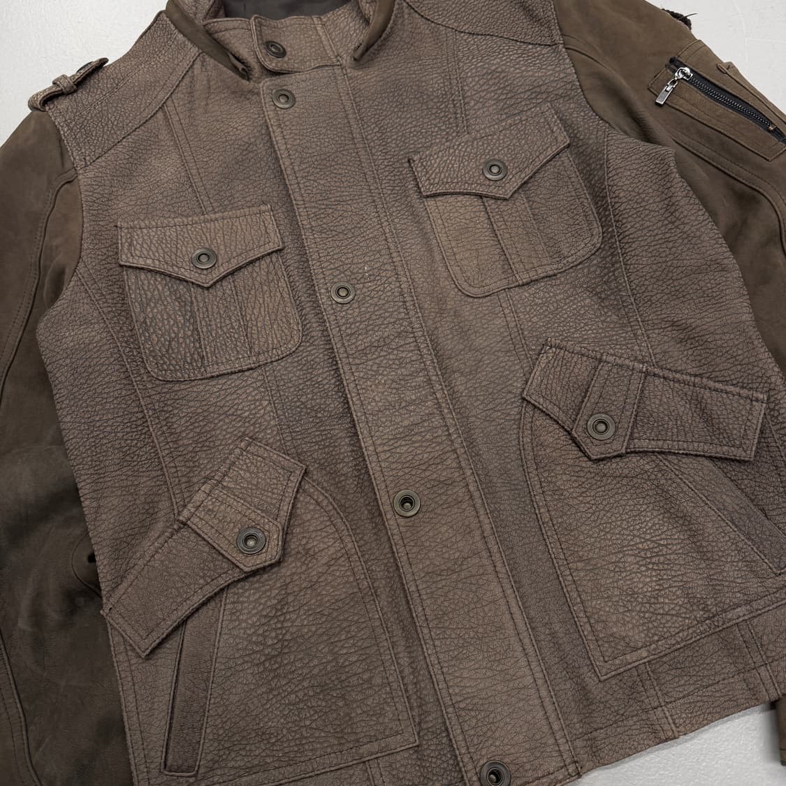 리얼레더 양가죽 멀티포켓 가죽자켓 상품이미지5