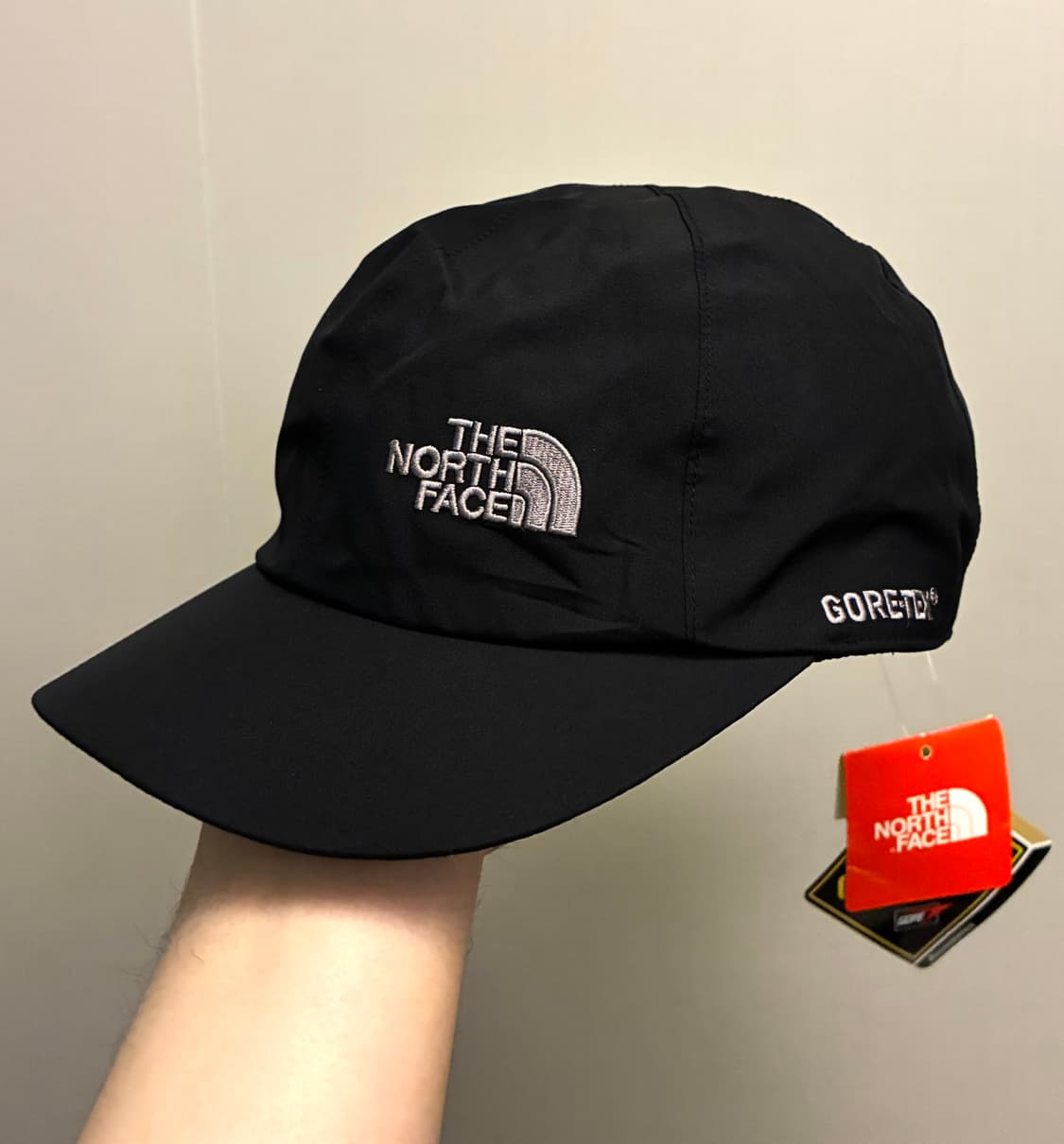 (F)노스페이스 고어텍스 숏챙 볼캡 모자 블랙 상품이미지1