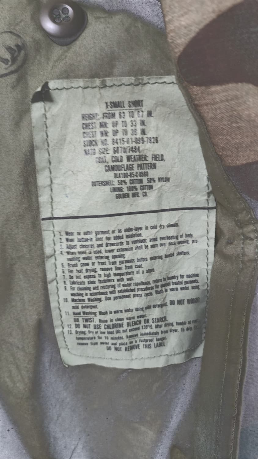 M65 우드랜드 필드 자켓 상품이미지7