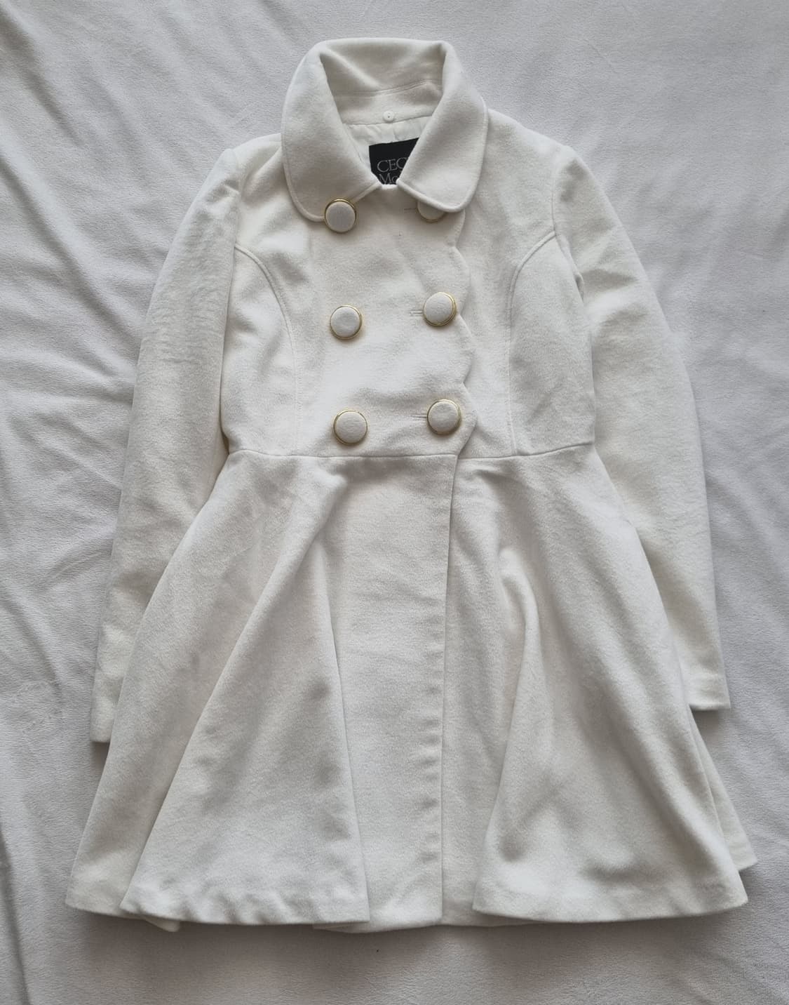 빈티지 세실맥비 갸루 화이트 코트 상품이미지1