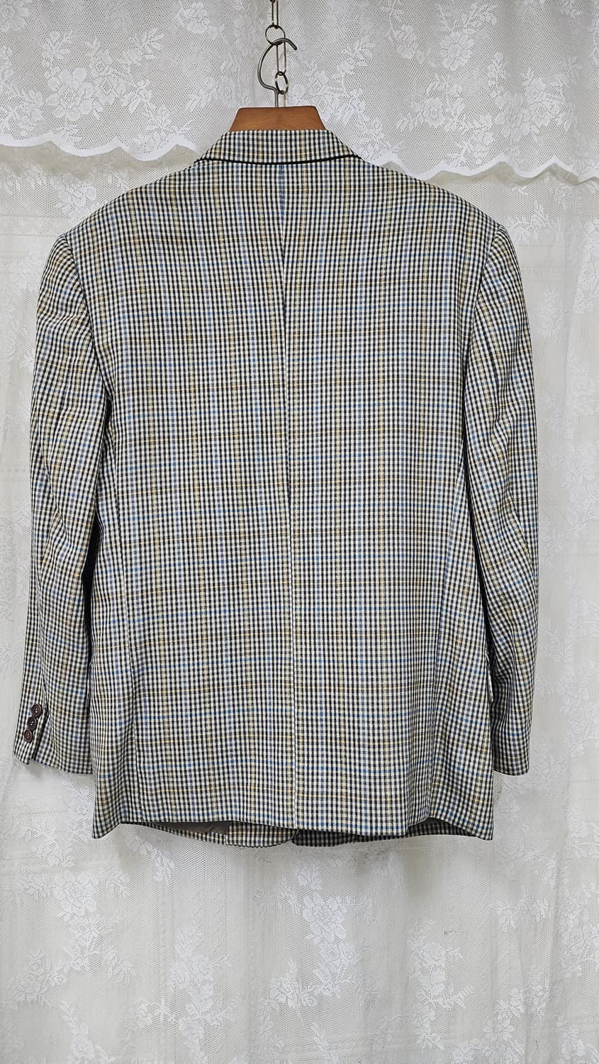 입생로랑 남성 체크 블레이저  상품이미지6