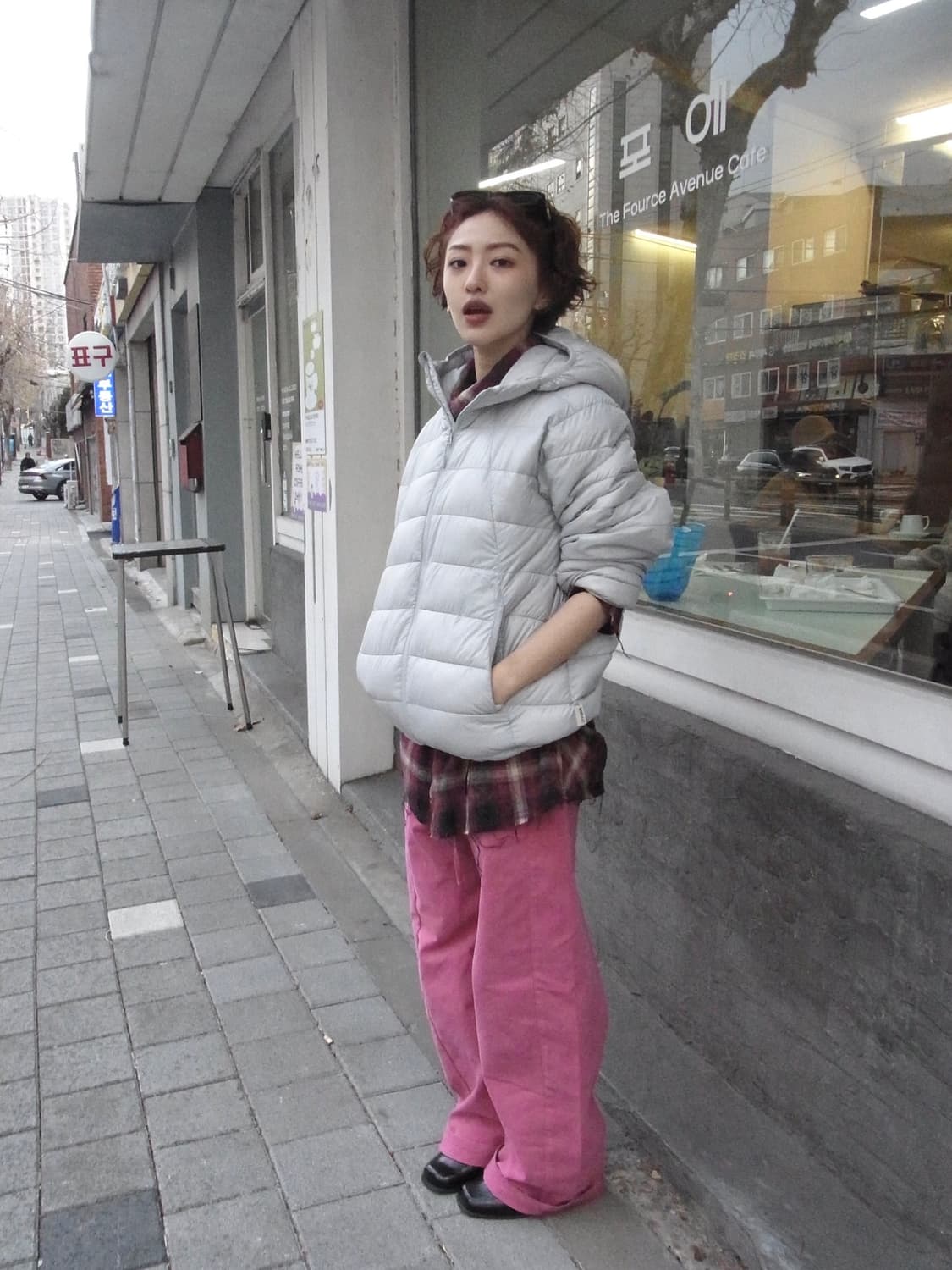 톤세 thorn 토른 커브드 팬츠 핑크 S 상품이미지4
