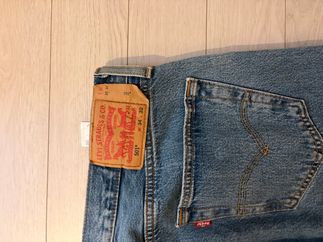 리바이스 501 W34 L32 상품이미지2