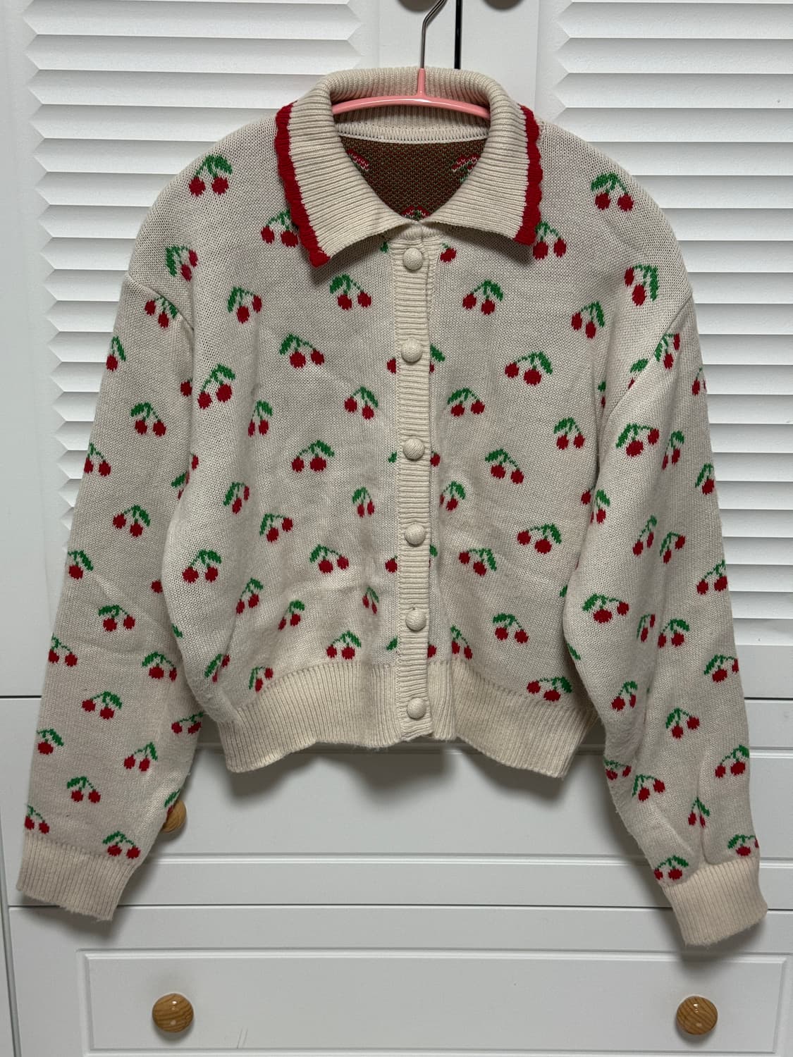 징짜 사랑스러운 체리 가디건 상품이미지1