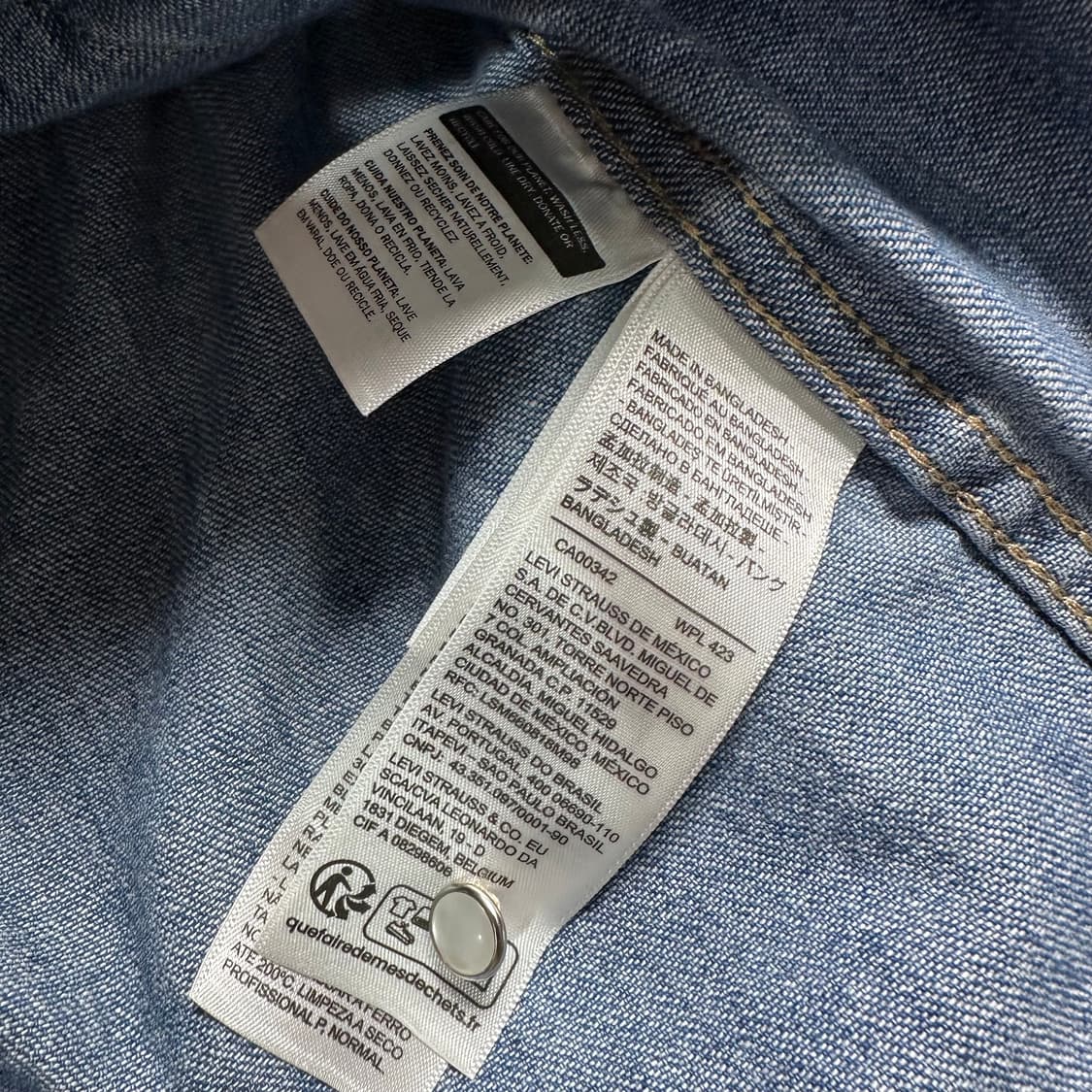 리바이스 데님 웨스턴 셔츠 상품이미지6