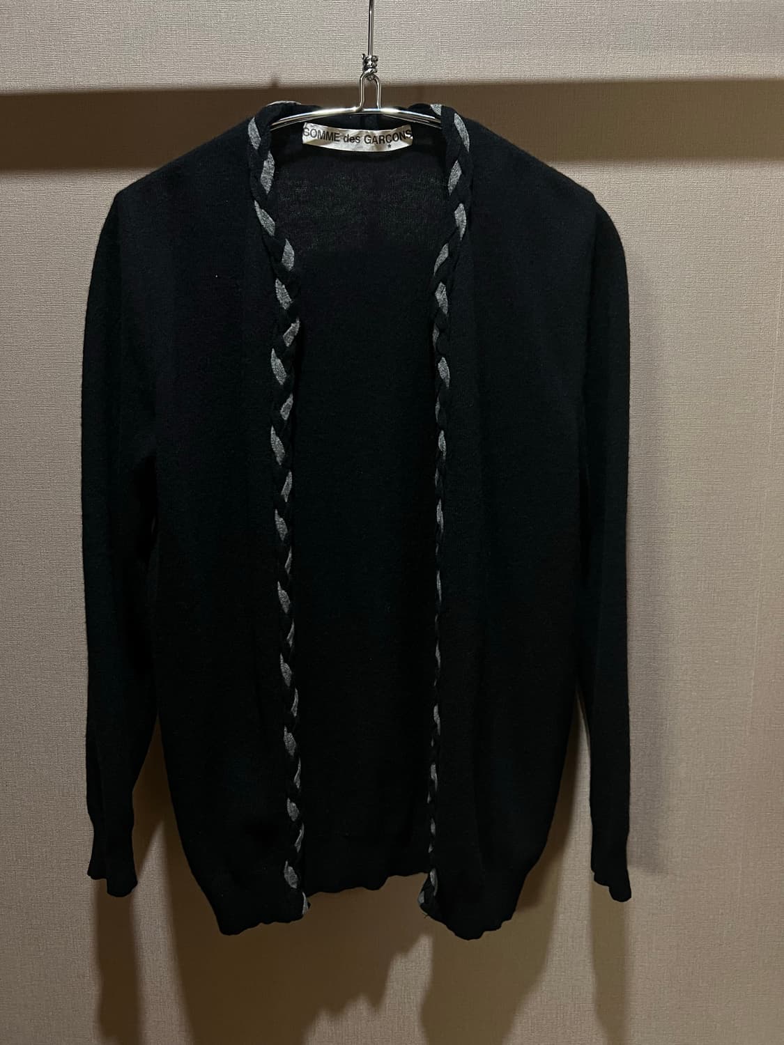 꼼데가르송 70s 아카이브 버튼리스 가디건  상품이미지1