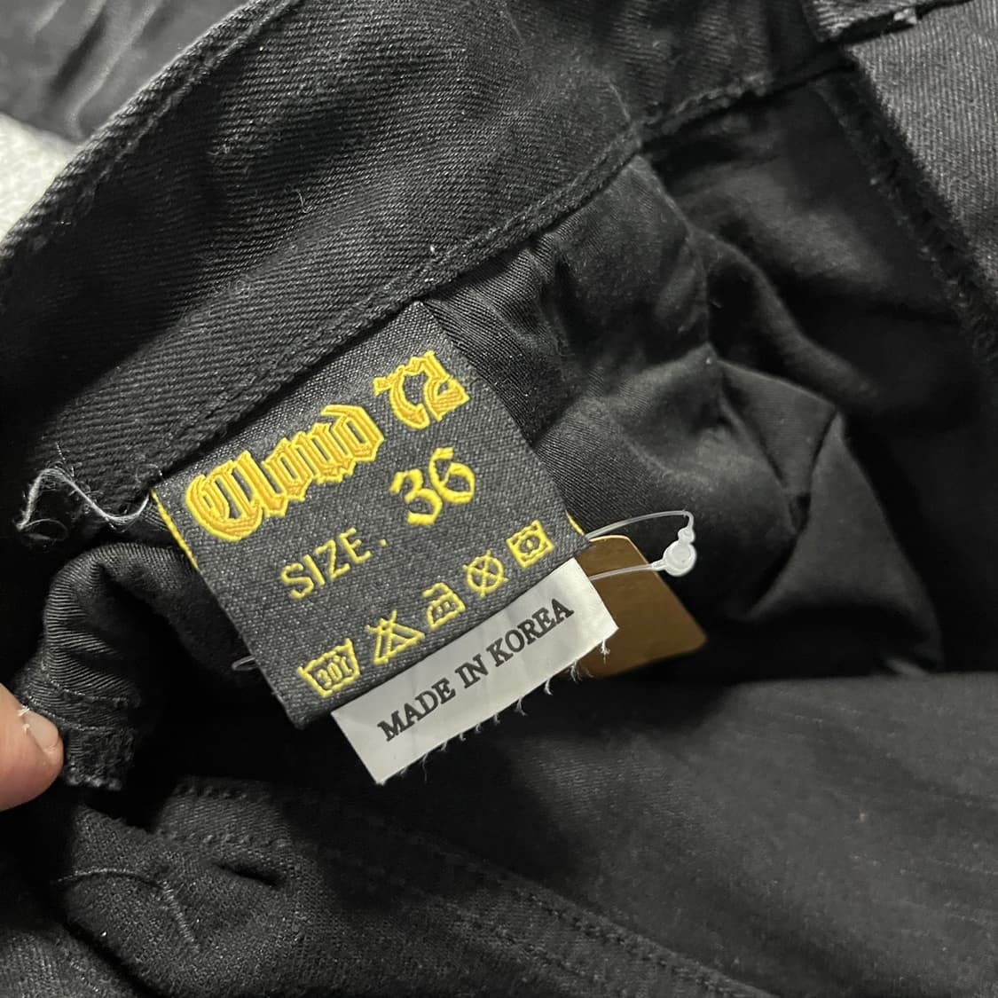 클라우드27 크로스 패치워크 데님 팬츠 상품이미지4