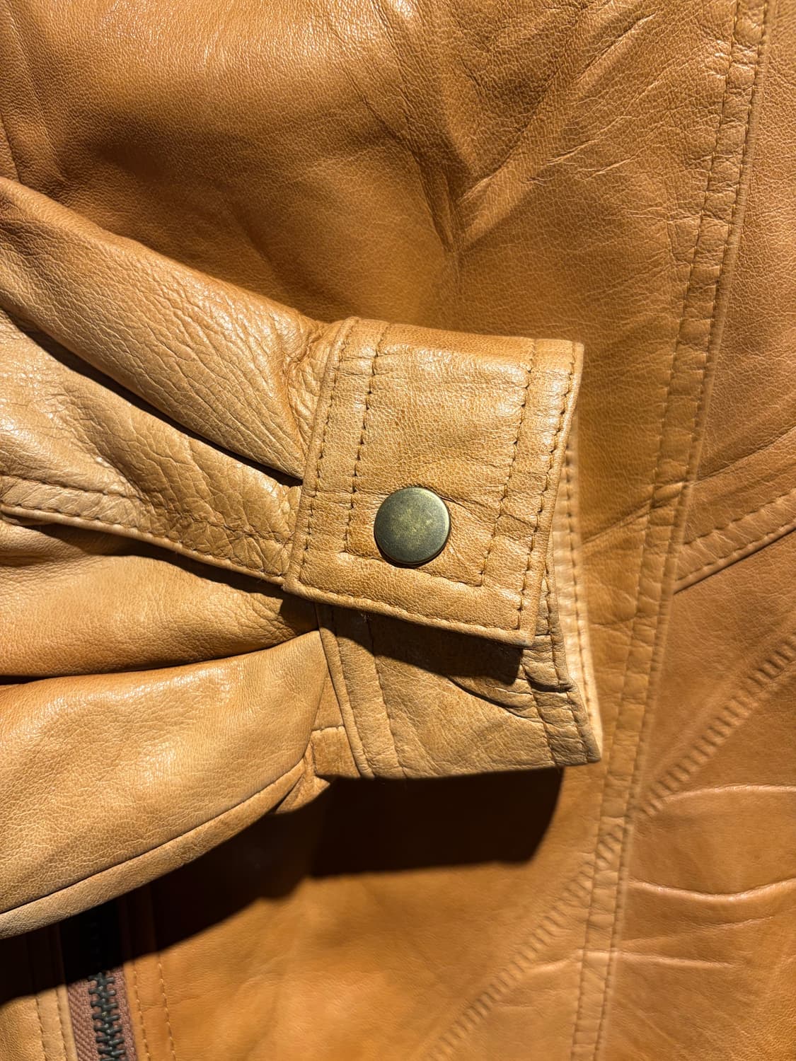 Camel double rider jacket /더블 라이더 바이커자켓 상품이미지8