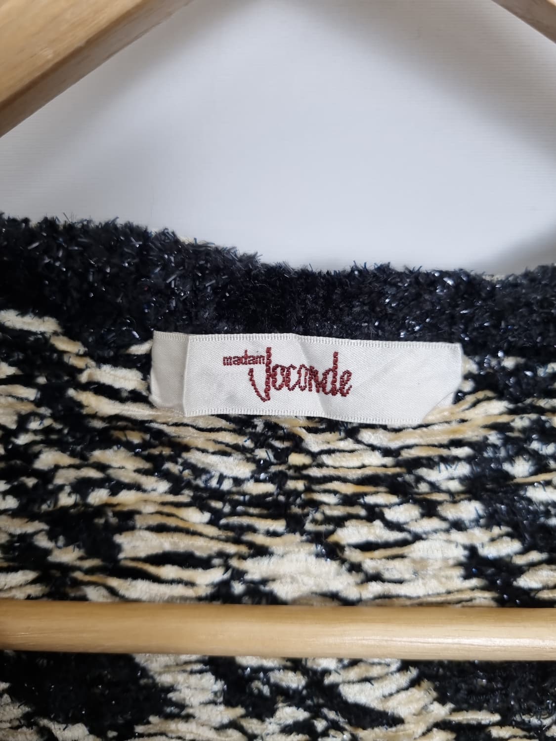 MADAM JOCONDE 블랙 빈티지 니트 가디건  상품이미지6