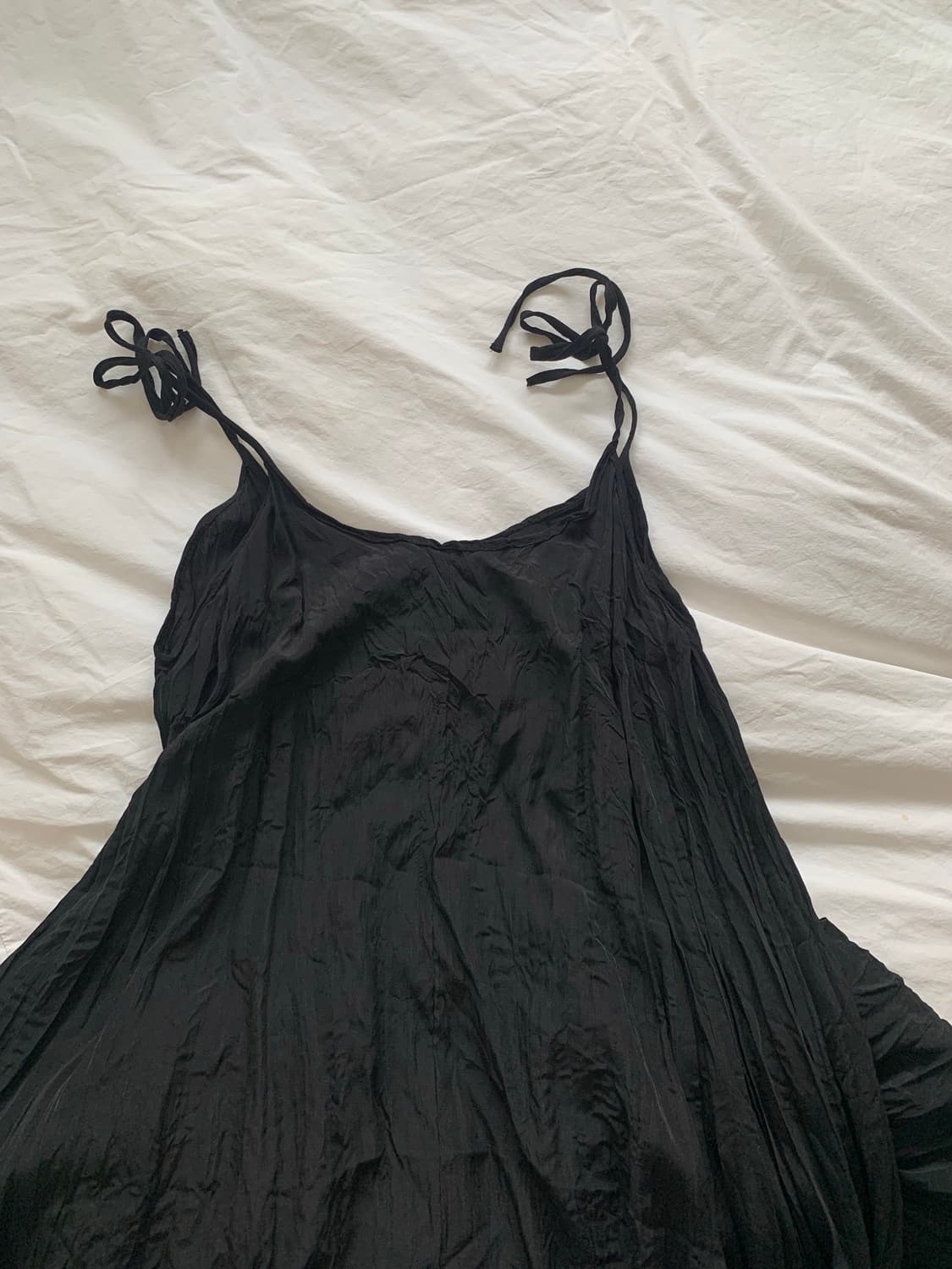 블랙 언발란스 원피스 상품이미지7