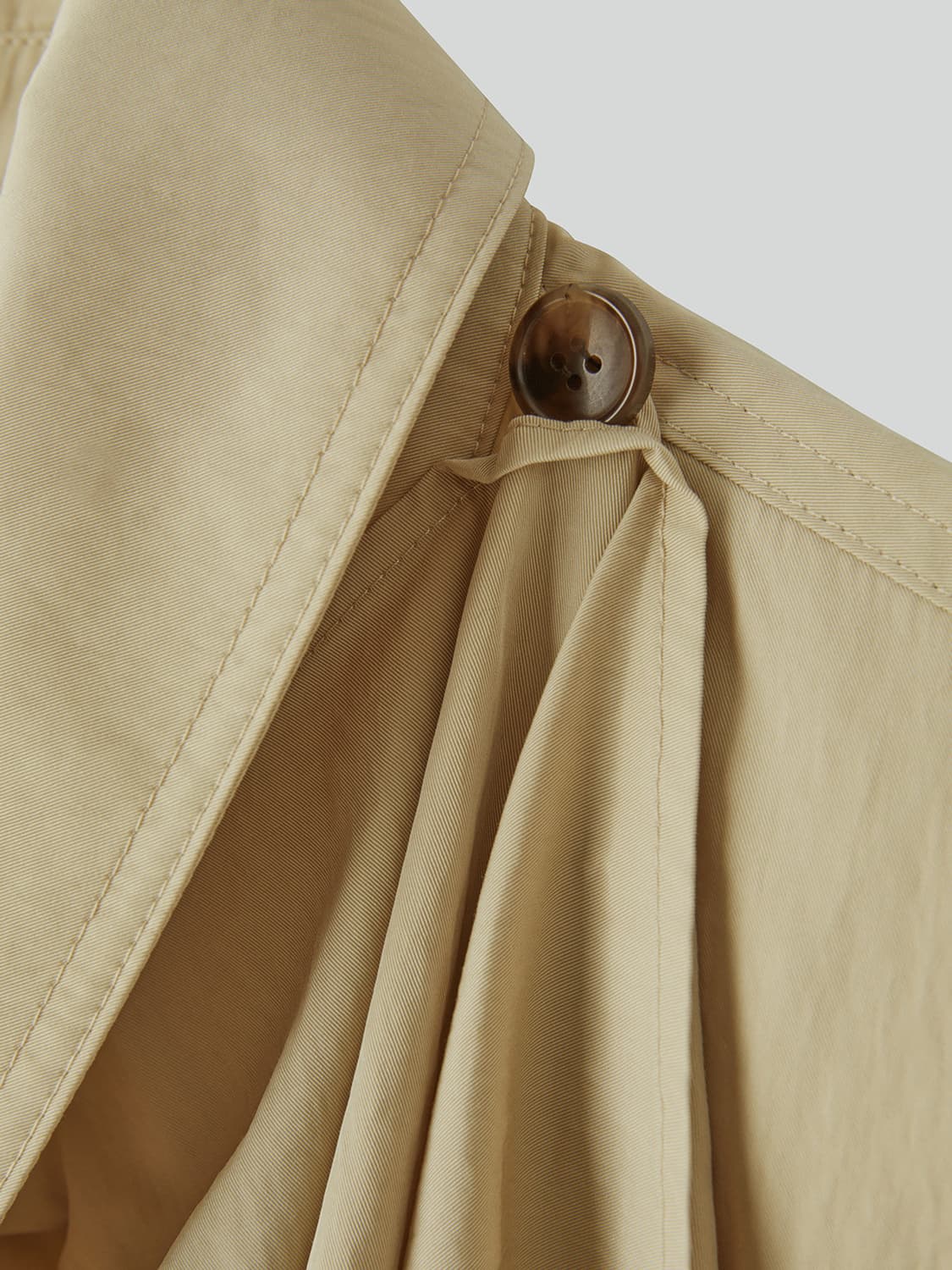 렉토 RECTO 머플러 랩 코트 옐로우 베이지 상품이미지8