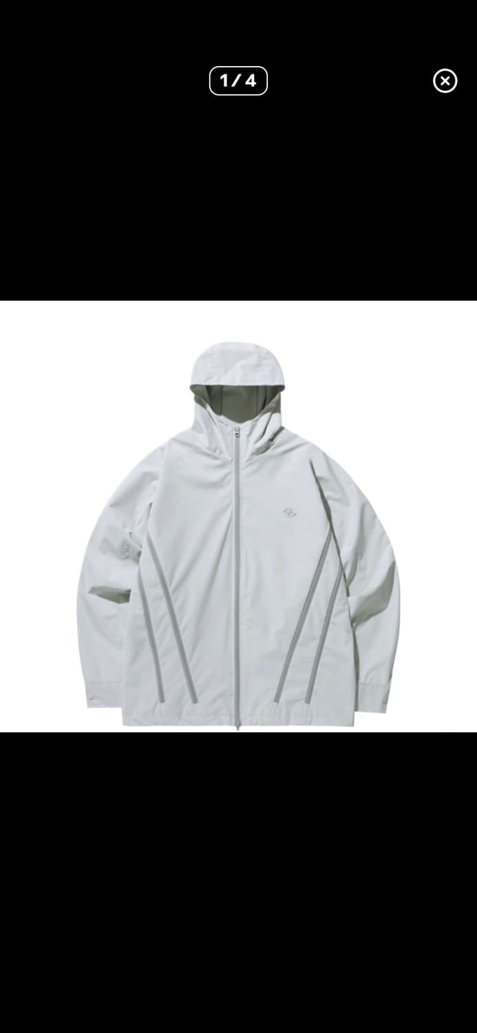 산산기어 오프화이트 23ss 바람막이  상품이미지1