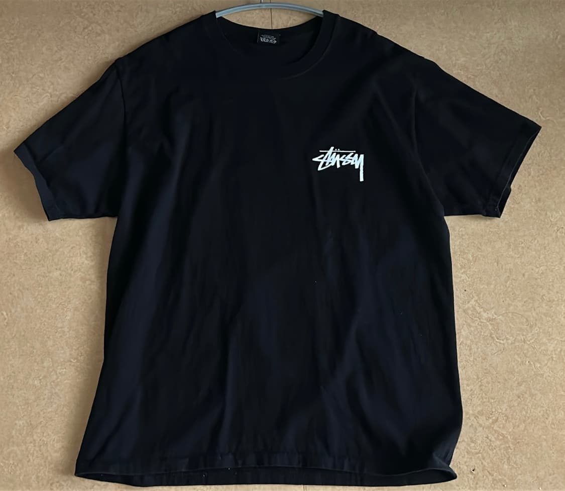 스투시 퍼지 다이스 티셔츠 블랙 상품이미지3