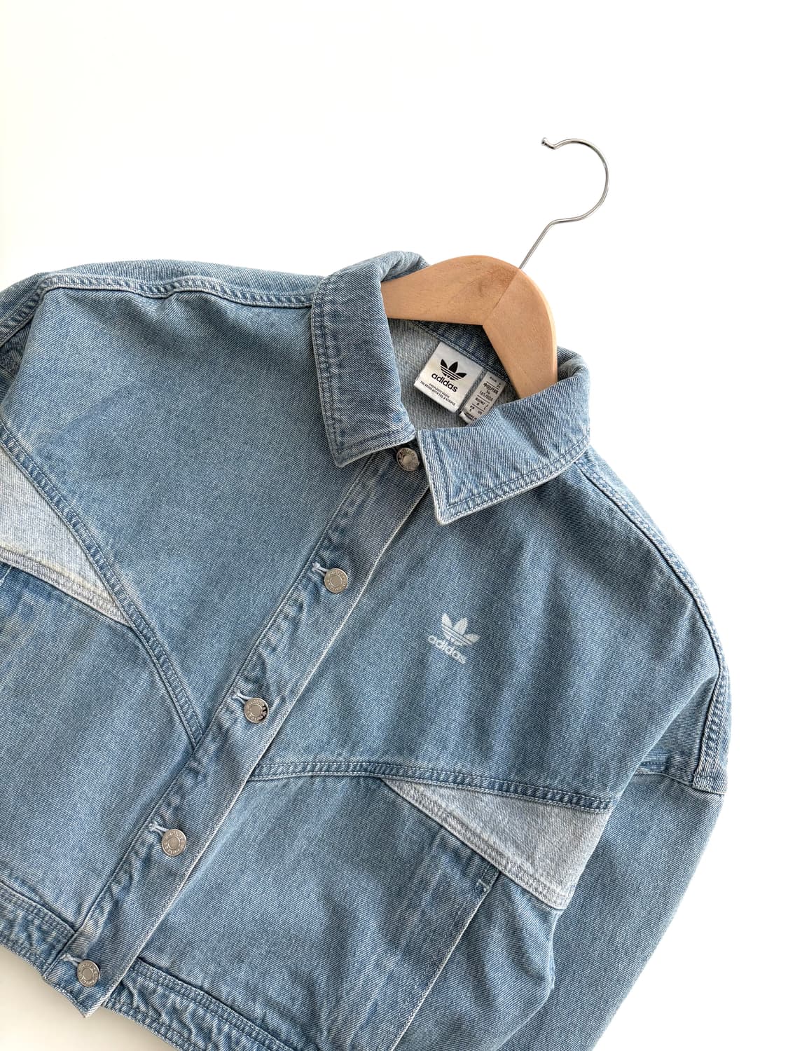 Adidas 아디다스 연청 크롭 데님자켓 상품이미지5