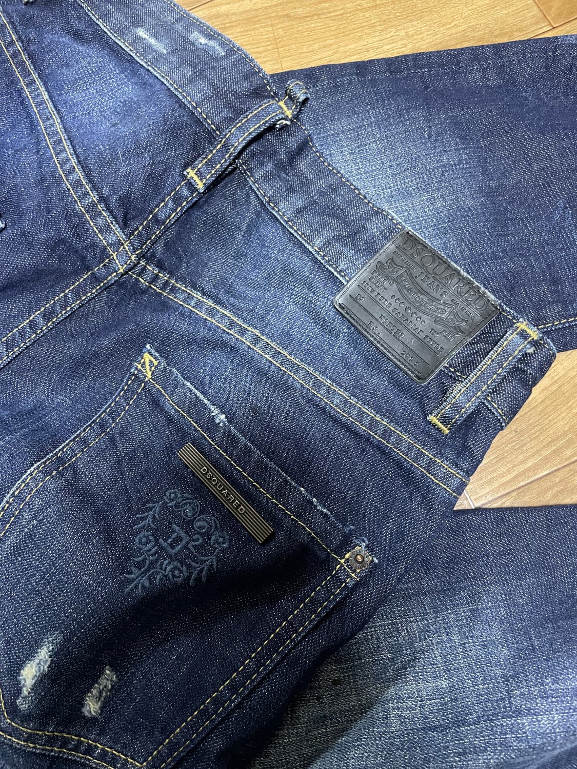 디스퀘어드2 워싱 데님 청바지 상품이미지4