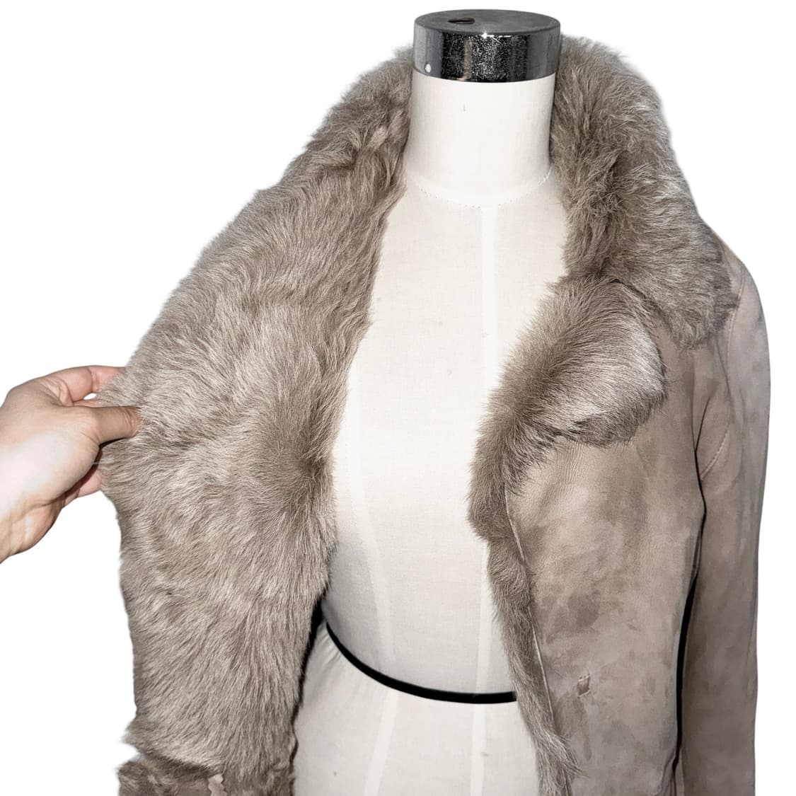 Nude Beige Long Mustang Jacket 상품이미지4