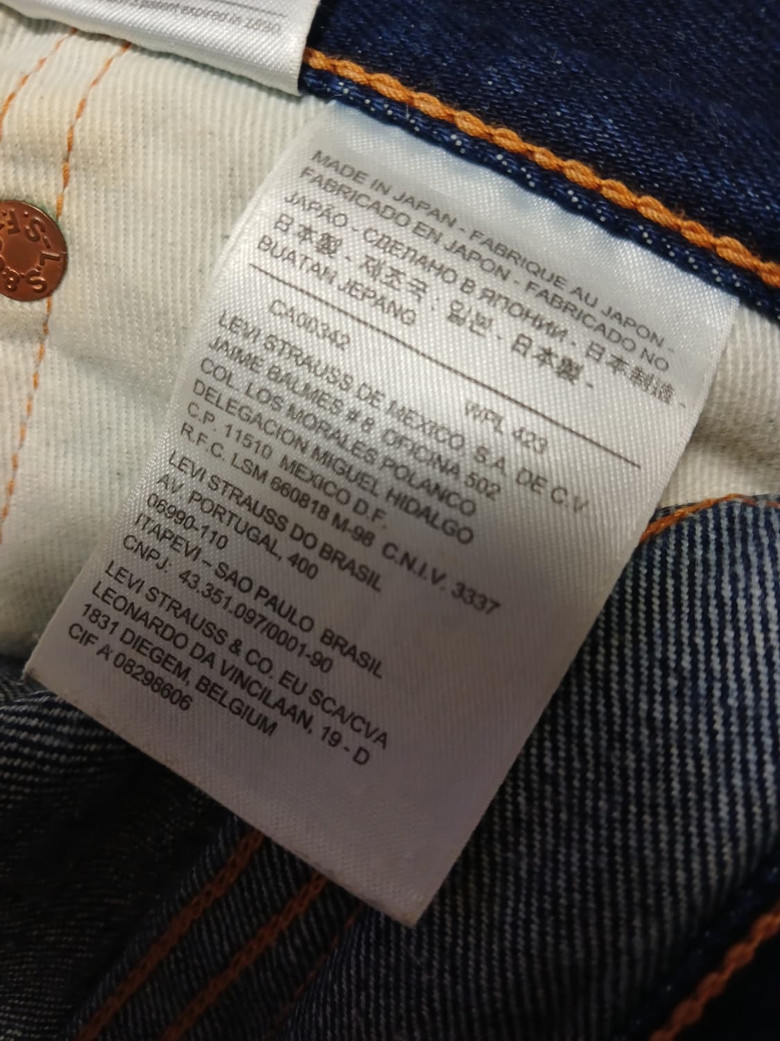 리바이스×빔즈 콜라보 513 상품이미지5