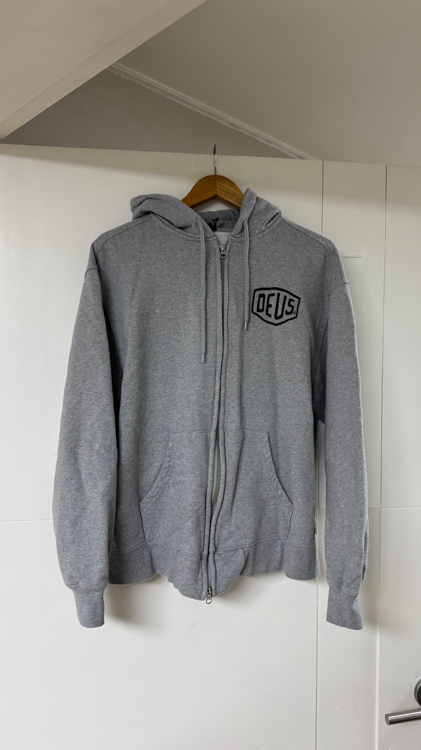 데우스 엑스 마티나 후드 집업 L 그레이 상품이미지2