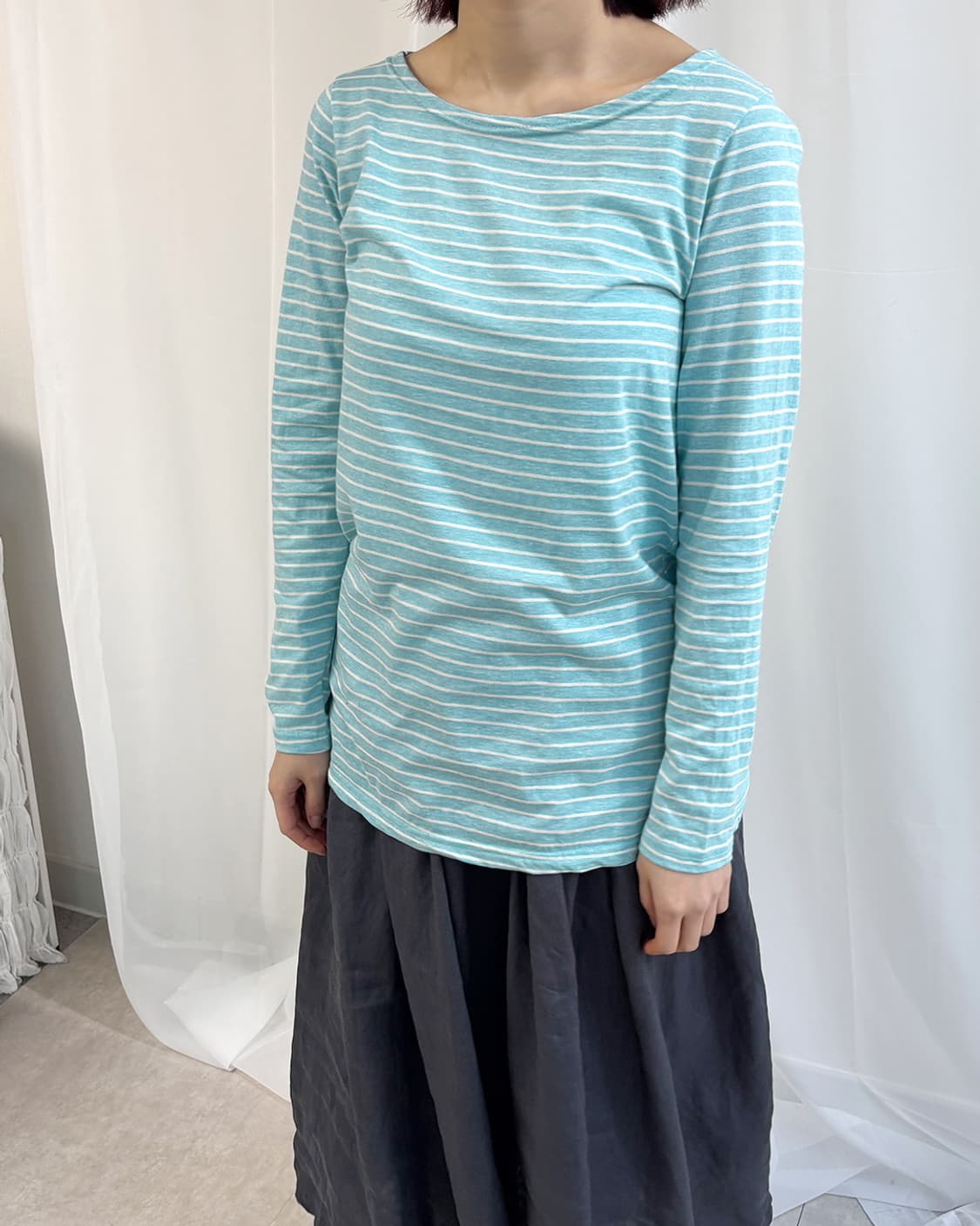 뽕따맛 스트라이프 긴팔 티 상품이미지7