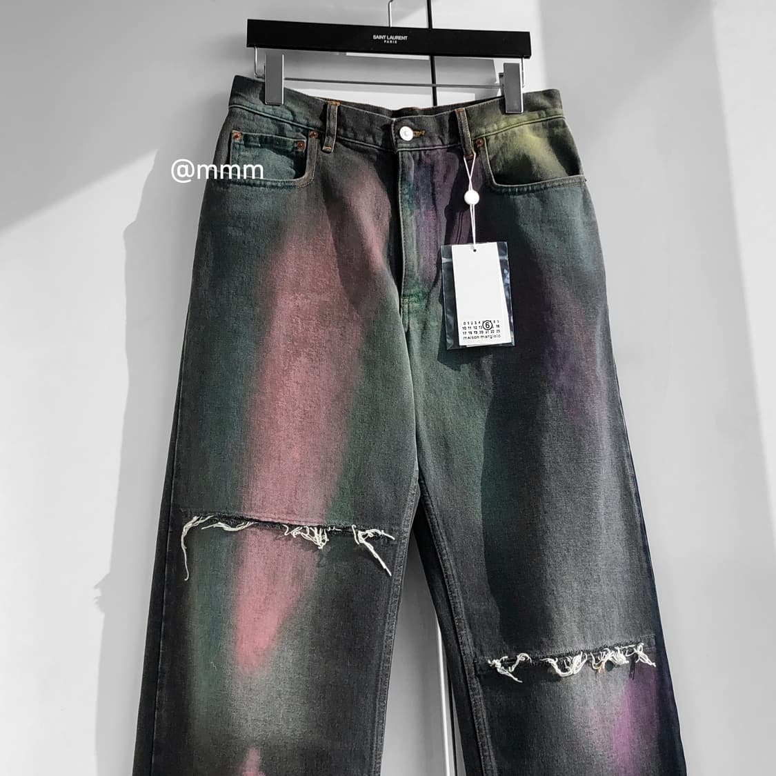 마르지엘라/오로라 워싱 데님팬츠 상품이미지4