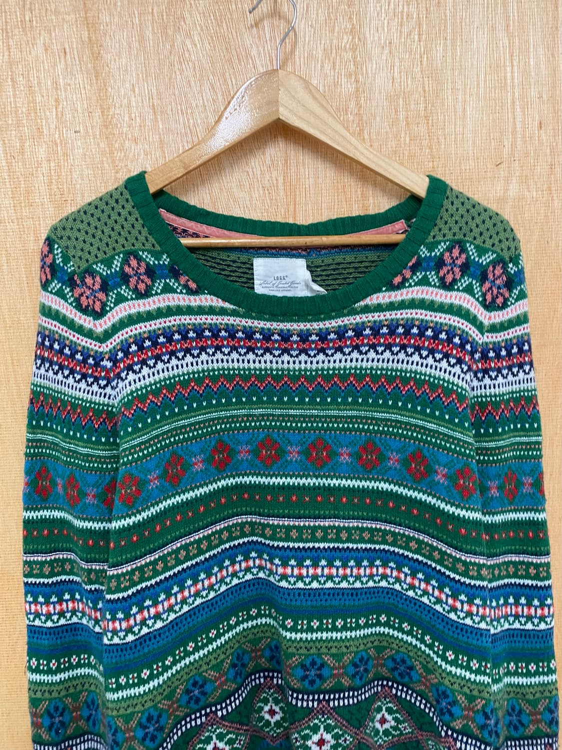 H&M L.O.G.G. fair isle knit 에이치엔엠 페어아일 상품이미지3