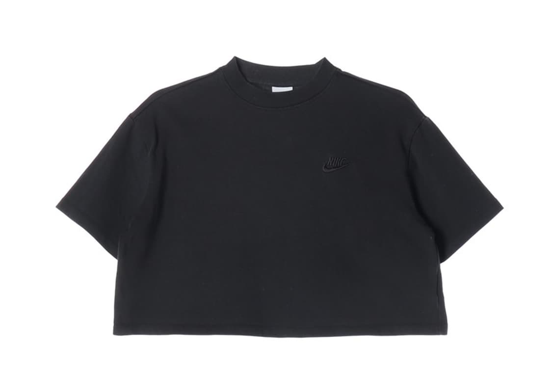 나이키 우먼스 에센셜 크롭 티셔츠 블랙 L 상품이미지3