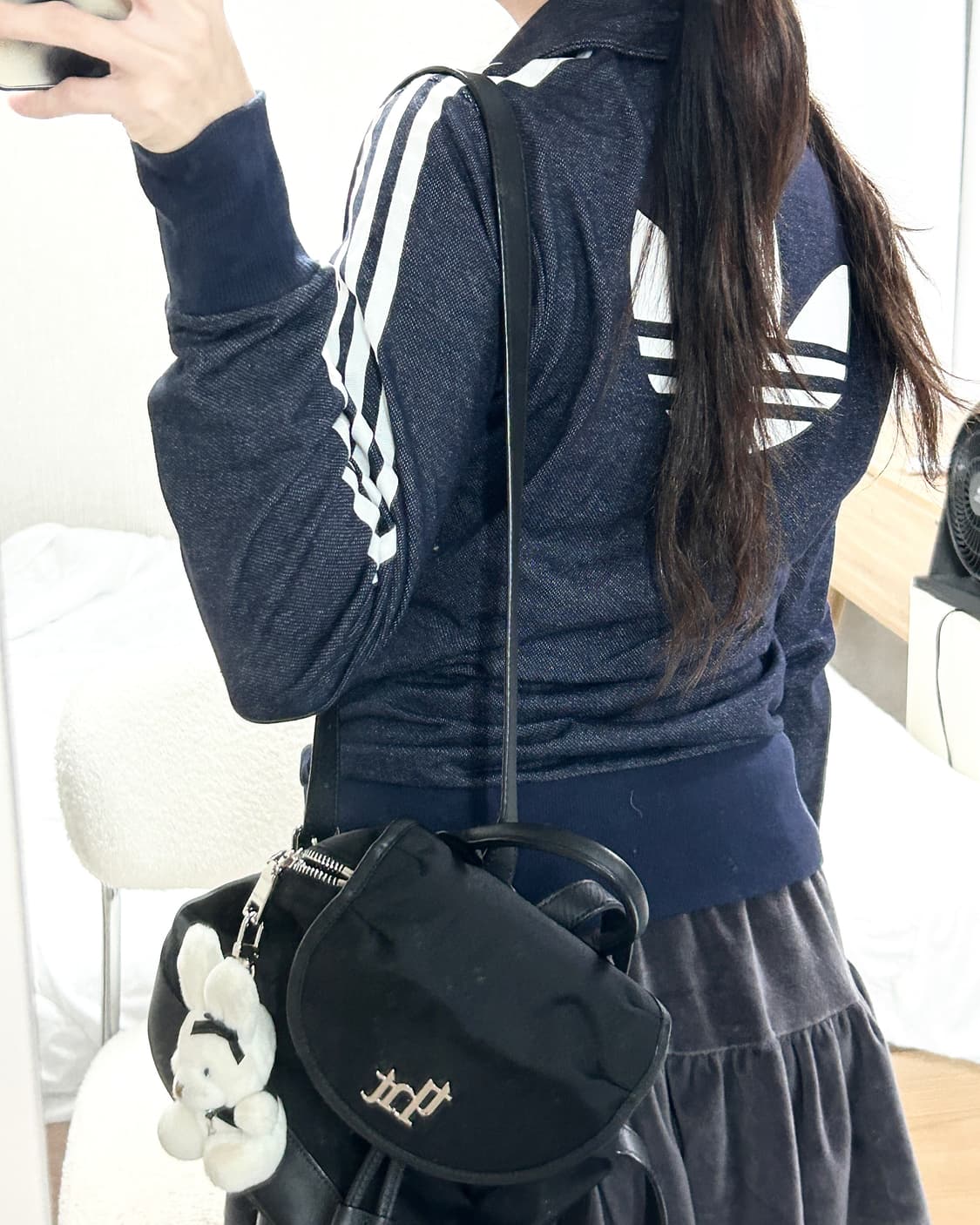 아디다스 빅로고 데님 파이어버드 져지 상품이미지2