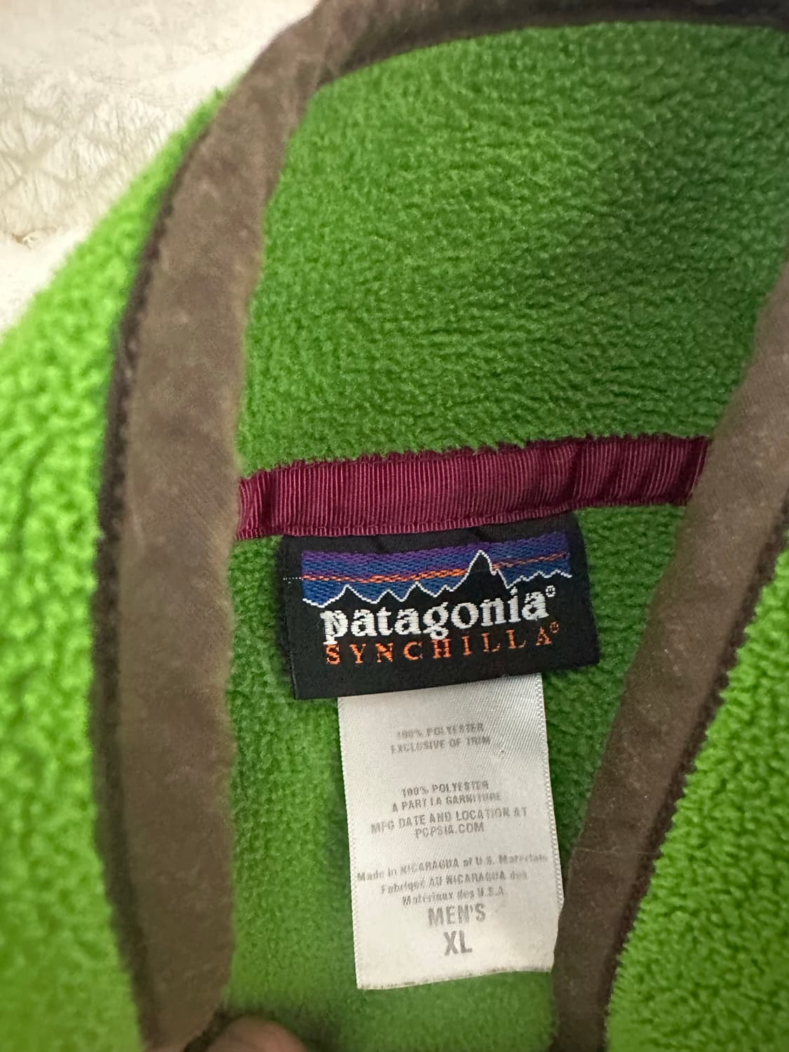 파타고니아 빈티지 신칠라 그린 xl 판매합니다. 상품이미지2