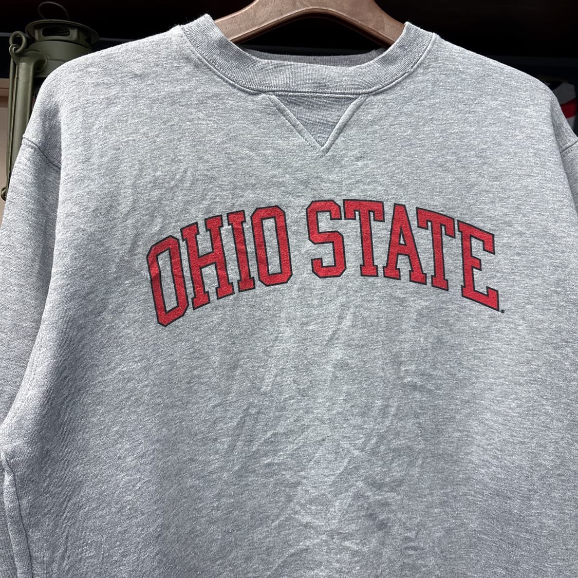 90s 제이 아메리카 오하이오 칼리지팀 스웻셔츠 V-인서트 N706 상품이미지3