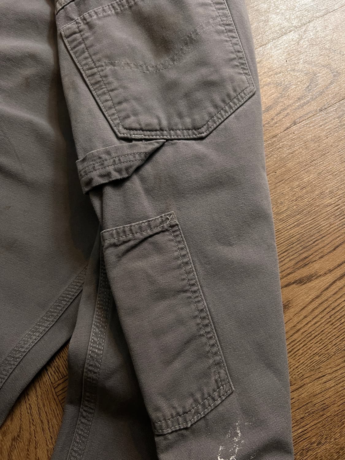 [36]칼하트 USA 그레이 싱글니 캔버스 워크팬츠 상품이미지7