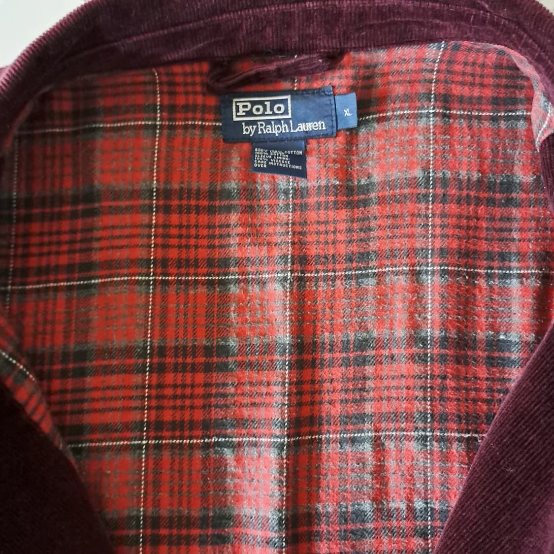 (택포) 폴로 코듀로이 버건디 자켓 110 A990 상품이미지8