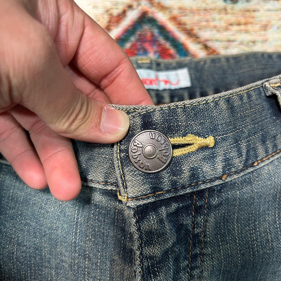 [33] 80s 밥슨 스트레이트 핏 워싱 데님팬츠 상품이미지3